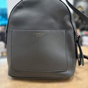Fiorelli Gray  Faux Leather Backpack
